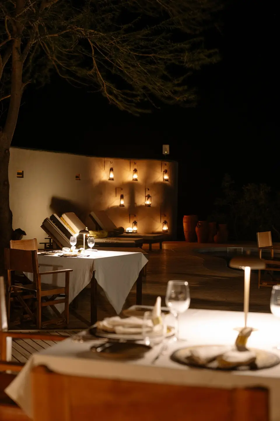 Dinner at Randilen Plains Lodge