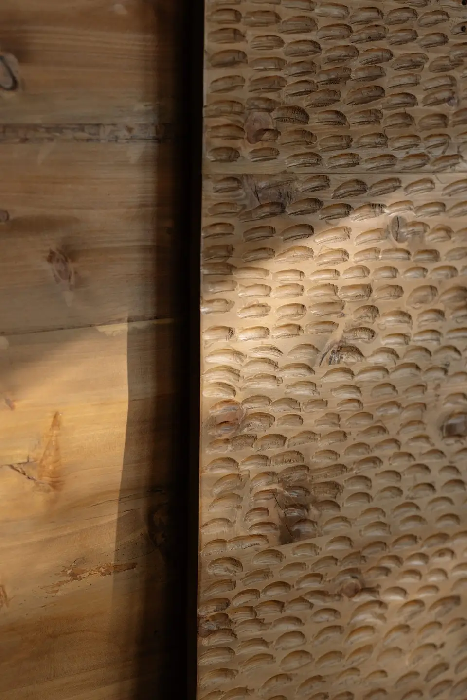 Woodwork in the bar