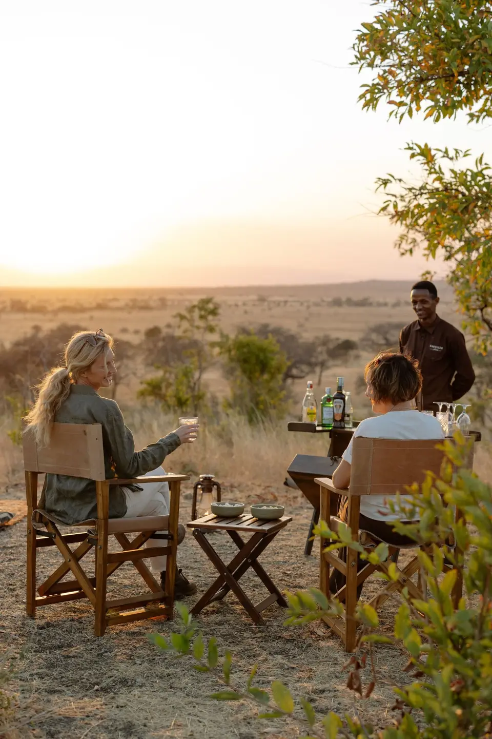 Sundowner in the wild