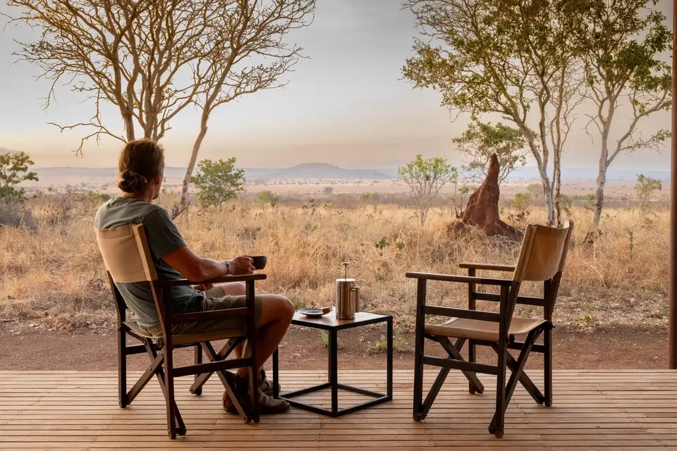 Morning coffee on the terrace